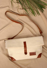 Fendi Canvas Fabric Sling Bag
